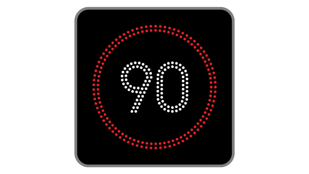 LED’li Azami Hız Sınırı Levhası